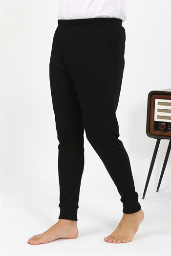 Akbeniz Erkek Pamuk Tek Alt Pijama Siyah 27551