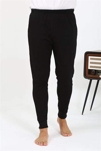 Akbeniz Erkek Pamuk Tek Alt Pijama Siyah 27551
