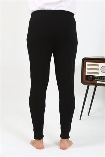 Akbeniz Erkek Pamuk Tek Alt Pijama Siyah 27551