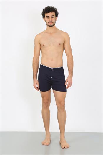 Akbeniz Erkek Penye Boxer Lacivert 40091