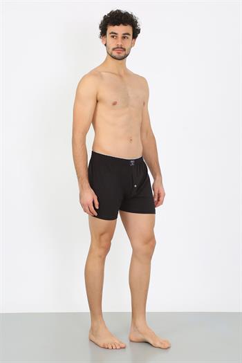 Akbeniz Erkek Penye Boxer Siyah 40091