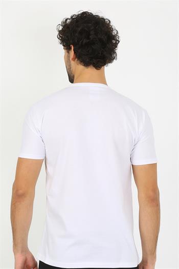Akbeniz Erkek Sıfır Yaka Beyaz Penye Atlet 6567