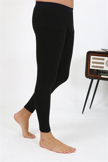 Akbeniz Erkek Termal Tayt Kışlık Tek Alt İçlik Siyah 27552
