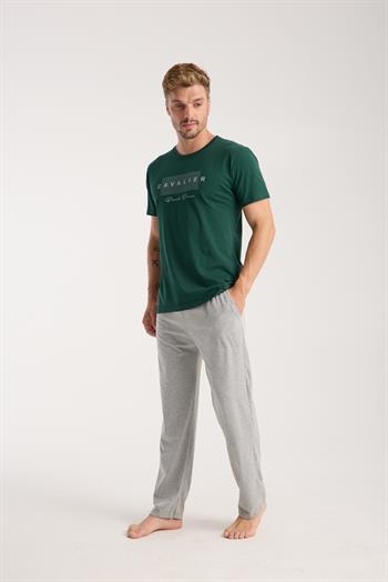 Akbeniz Erkek Yeşil Kısa Kol Pijama Takımı