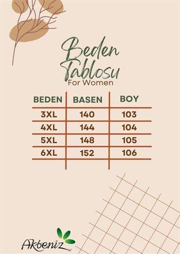 Akbeniz Kadın Büyük Beden Bürümcük Pantolon 210076 Saks