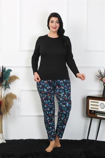 Akbeniz Kadın Büyük Beden Tek Alt Pijama 27501
