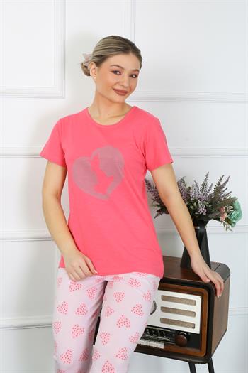 Akbeniz Kadın Kısa Kol Penye Pijama Takımı 4211