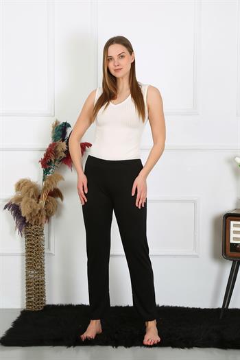 Akbeniz Kadın Pamuk Penye Tek Alt Pijama Siyah 27514