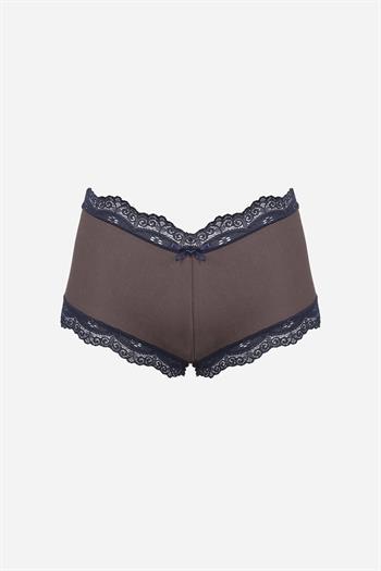 Akbeniz Kadın Pamuklu 2li Boxer Kahve 40277