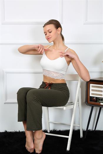 Akbeniz Kadın Pamuklu Alt Pijama 27464