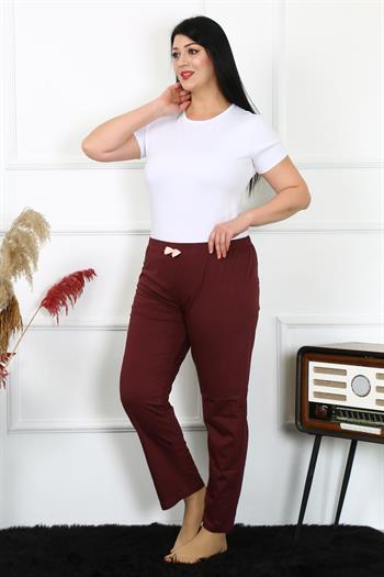 Akbeniz Kadın Pamuklu Büyük Beden Alt Pijama 27498