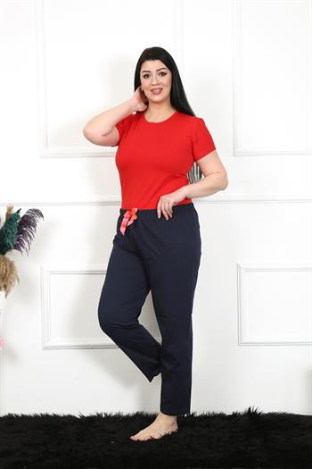 Akbeniz Kadın Pamuklu Büyük Beden Alt Pijama 27472