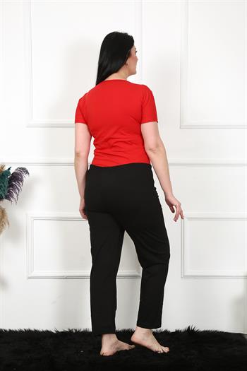 Akbeniz Kadın Pamuklu Büyük Beden Alt Pijama 27478