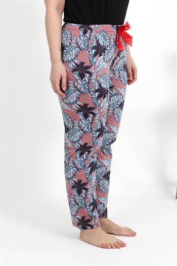 Akbeniz Kadın Pamuklu Büyük Beden Alt Pijama 27557 Somon
