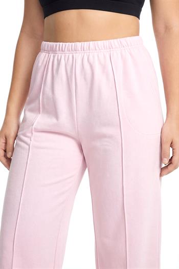 Akbeniz Kadın Pudra Pembe Büyük Beden Cepli Pijama Altı