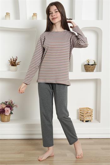 Akbeniz Kız Çocuk Penye Pijama Takım 20424