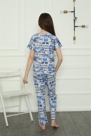 Akbeniz Kız Çocuk Penye Pijama Takım 20397