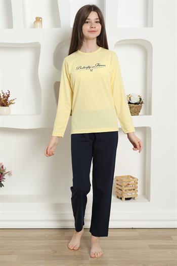 Akbeniz Kız Çocuk Penye Pijama Takım 20422