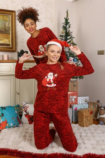 Akbeniz Welsoft Kadın Polar Sevgili Kombini Pijama Takımı 50125 Tek Takım Fiyatıdır
