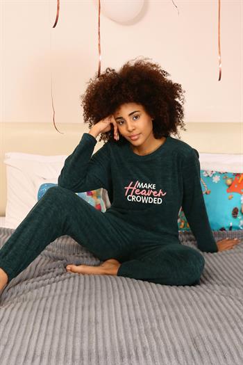 Akbeniz Welsoft Polar Kadın Pijama Takımı 8516