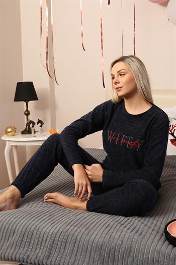 Akbeniz Welsoft Polar Kadın Pijama Takımı 8517