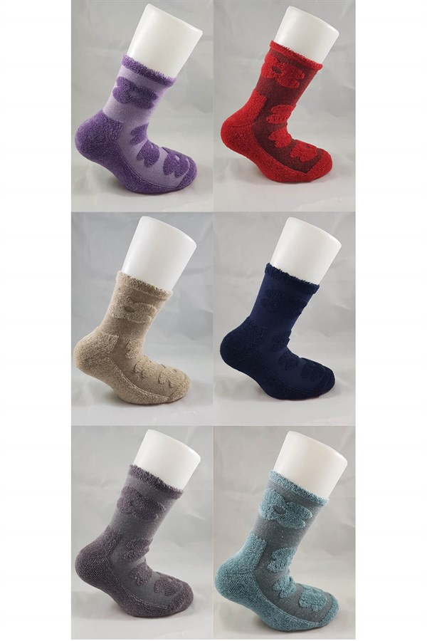 Akbeniz Kadın 6'lı Havlu Çorap 5406