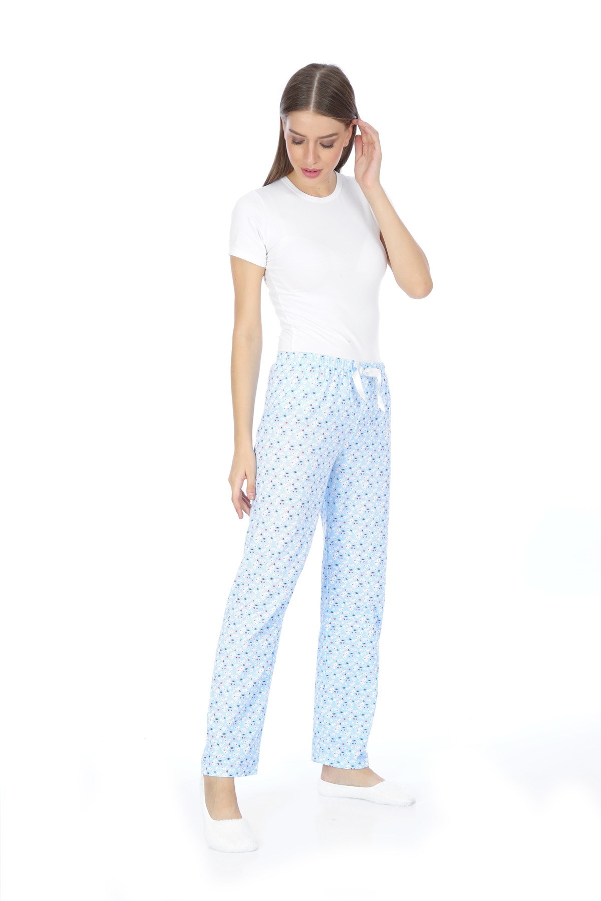Akbeniz Bayan Tek Alt Pijama 27131