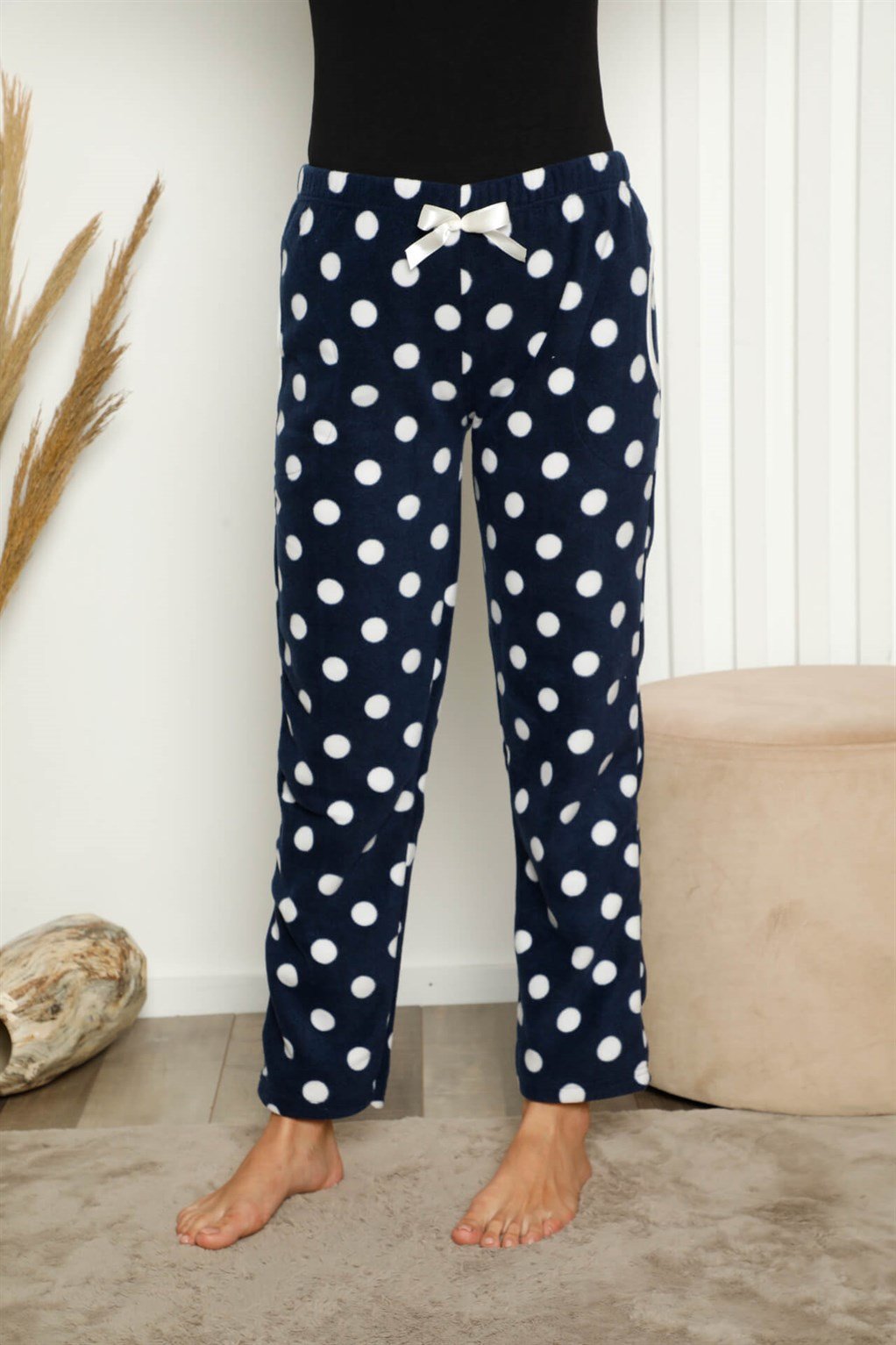 Akbeniz Bayan Welsoft Polar Tek Alt Pijama 27337