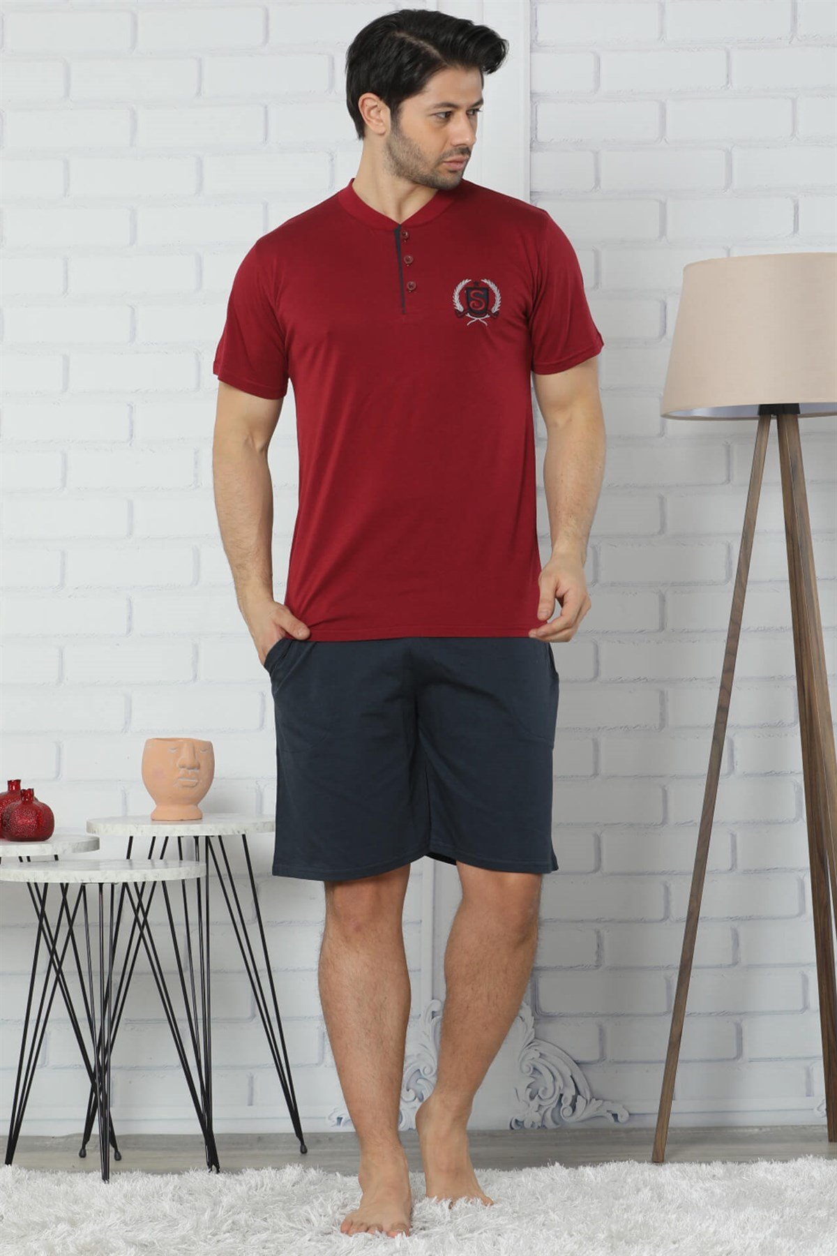 Akbeniz Erkek 3'lü Pijama Takım 6533