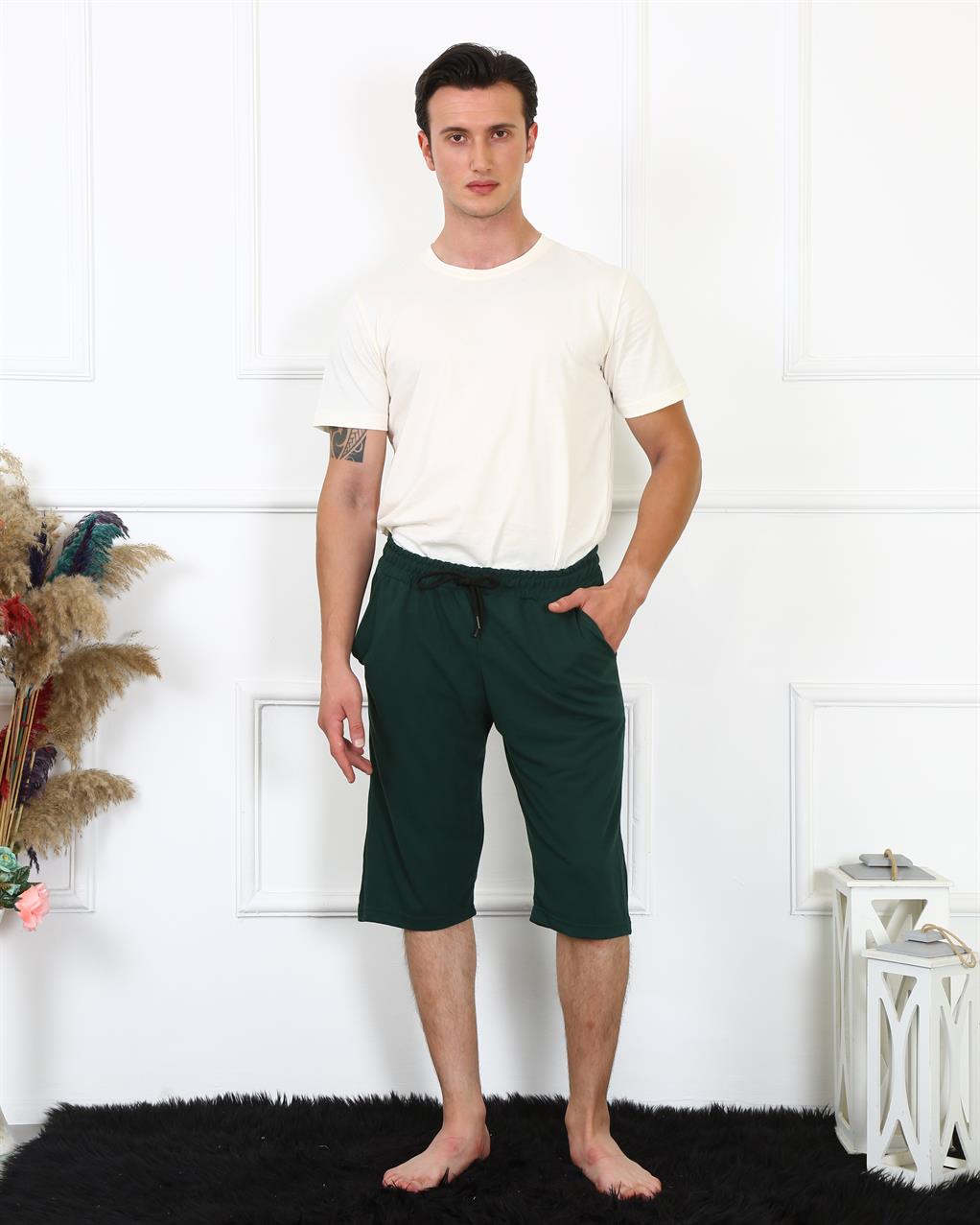 Akbeniz Erkek Lakost Haki Kapri 27481