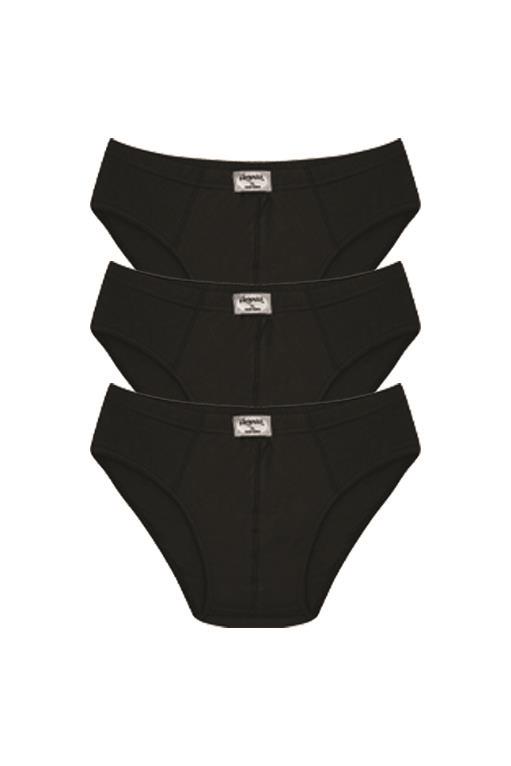 Akbeniz Erkek Pamuk 3lü Siyah Slip 40129