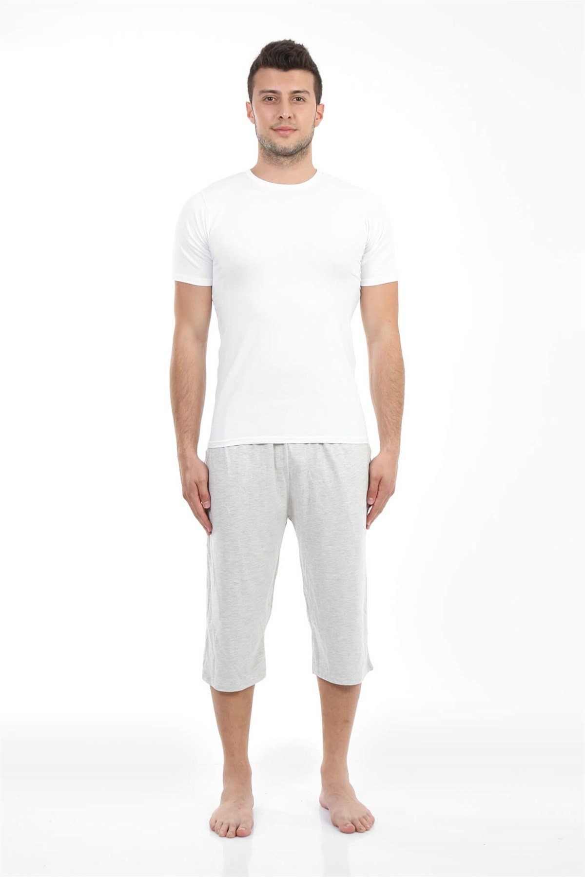 Akbeniz Erkek Pamuk Kapri 27195