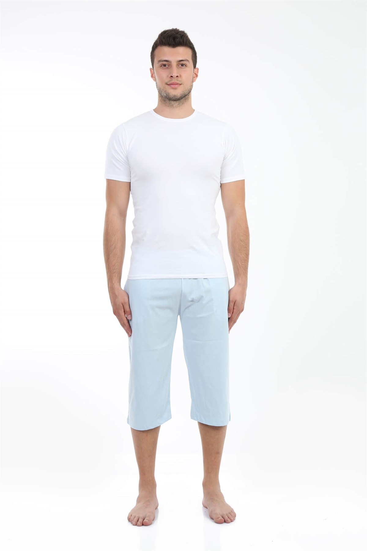 Akbeniz Erkek Pamuk Kapri 27196