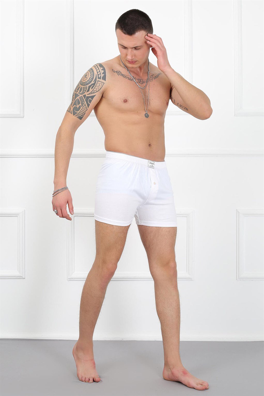 Akbeniz Erkek Penye Boxer 40040
