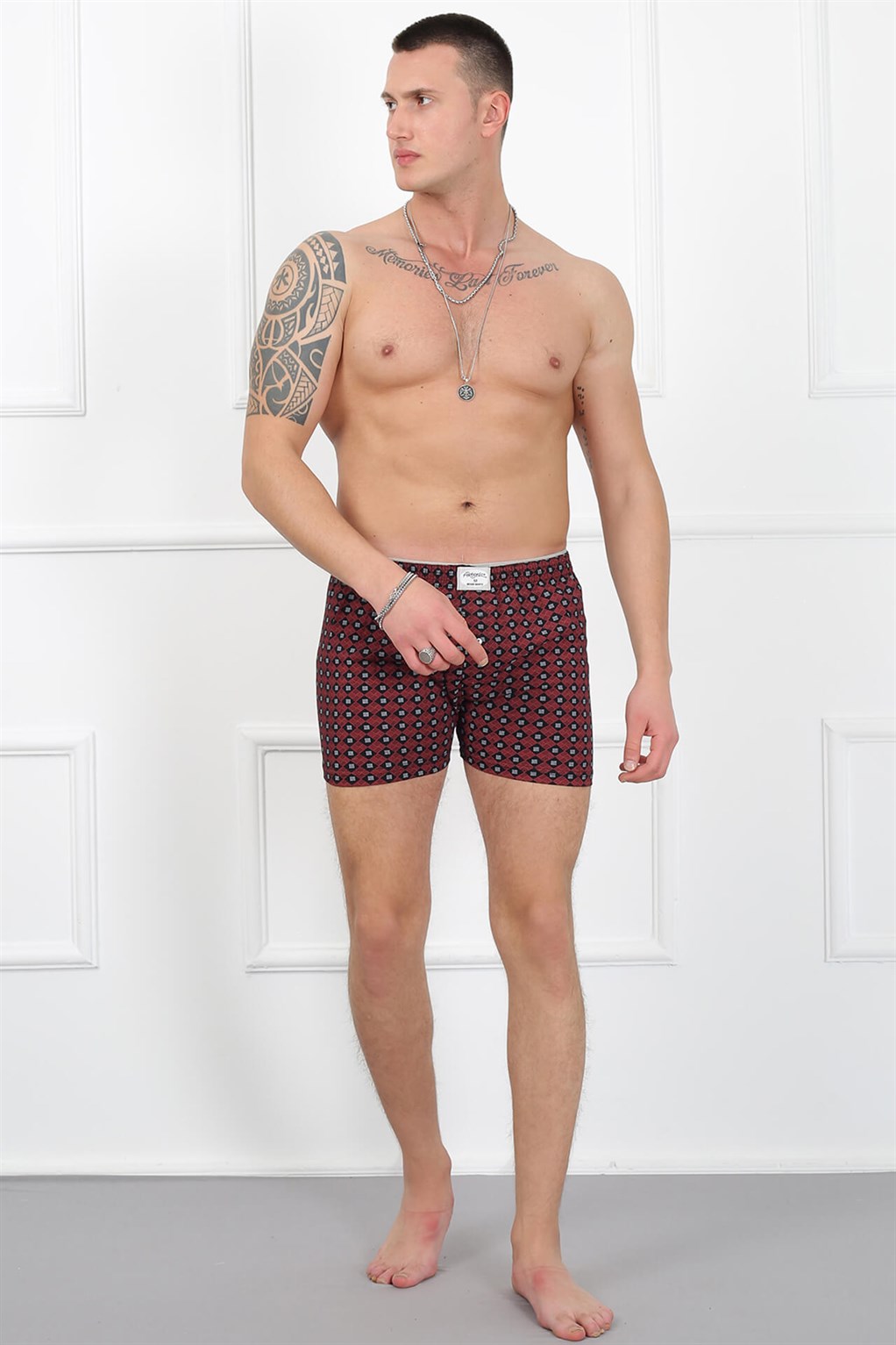 Akbeniz Erkek Penye Boxer 40083