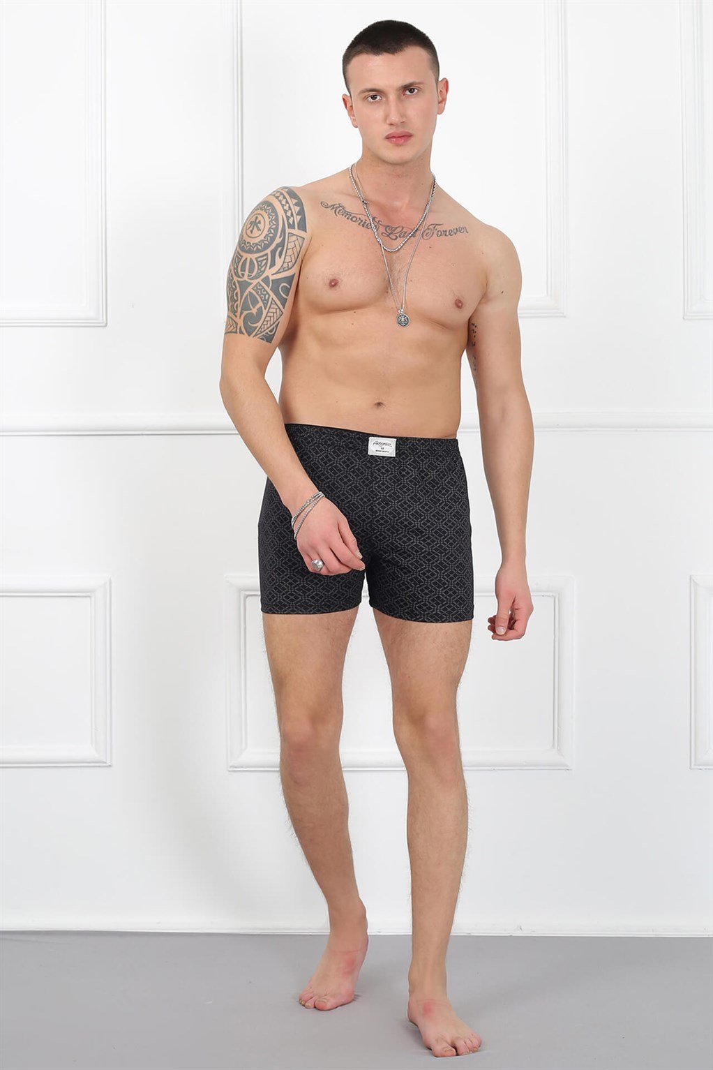 Akbeniz Erkek Penye Boxer 40090