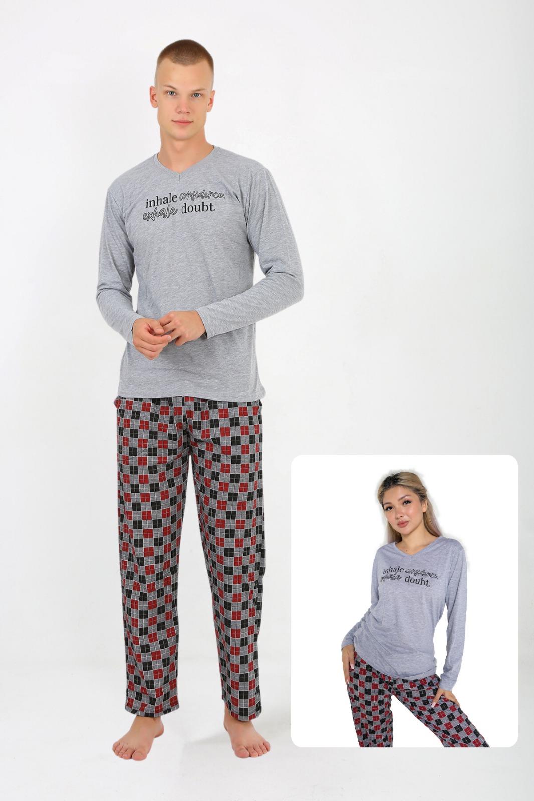 Akbeniz Erkek Uzun Kol Penye Pijama Takımı Sevgili Kombini 50130 Tek Pijama Fiyatıdır . 