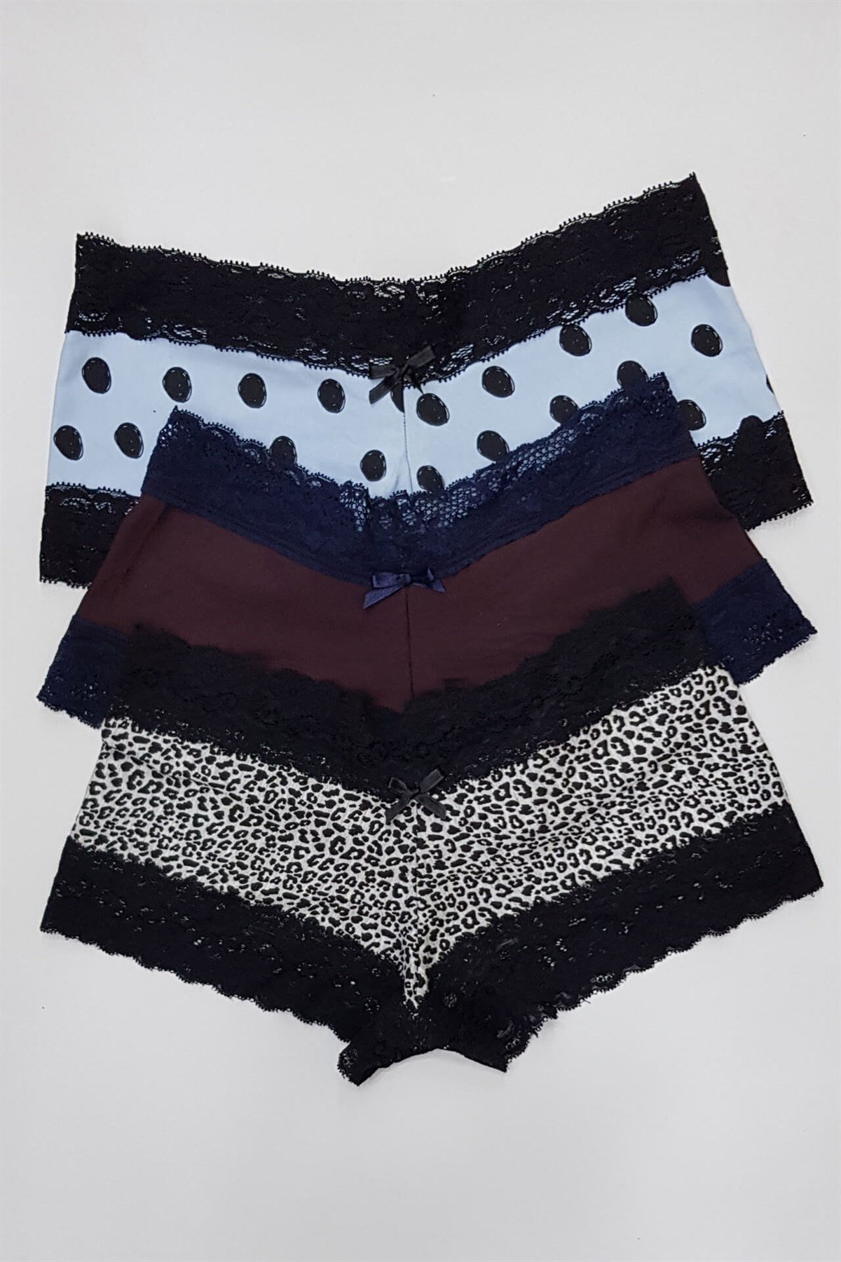 Akbeniz Kadın 3'lü Boxer 21294