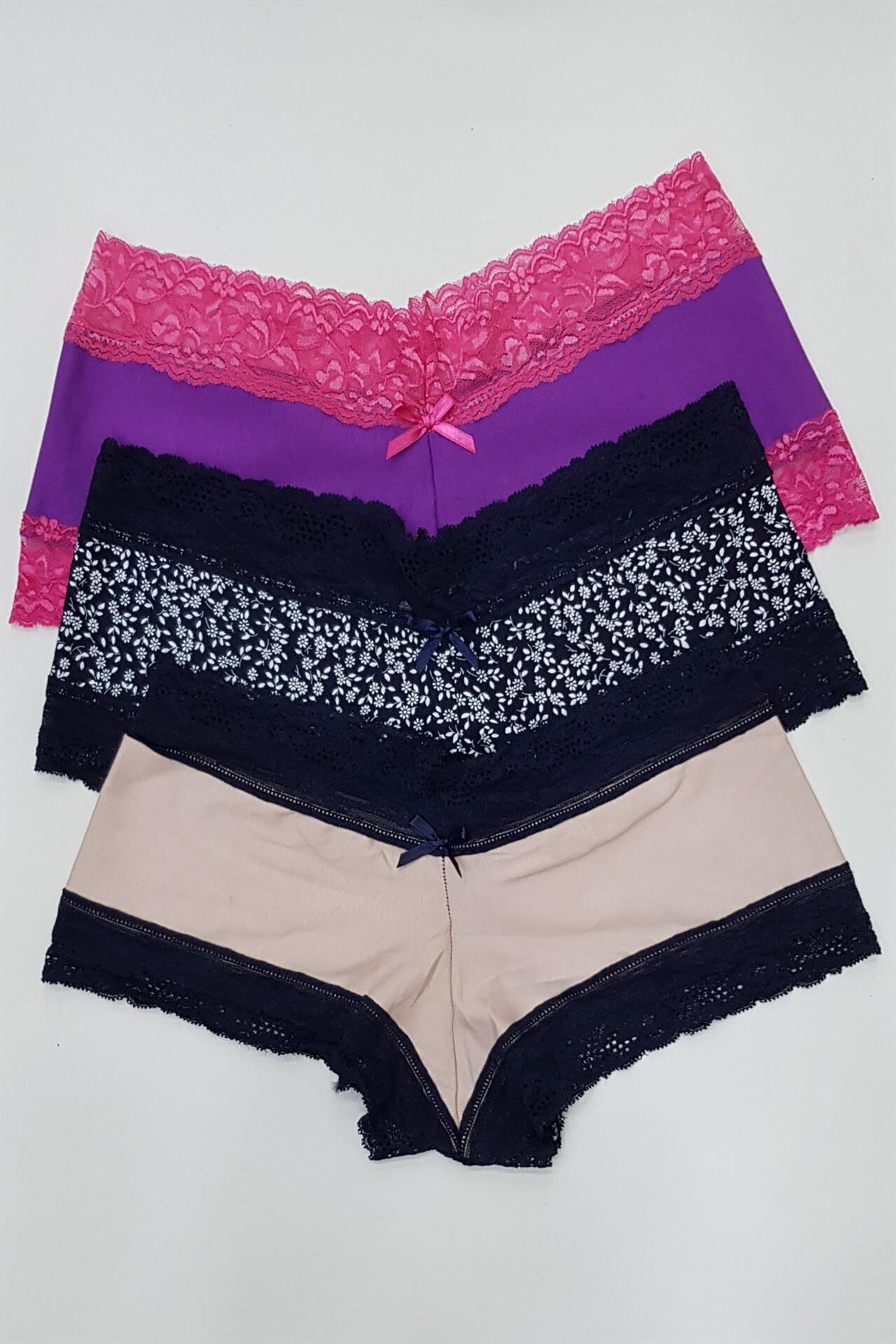 Akbeniz Kadın 3'lü Boxer 21297
