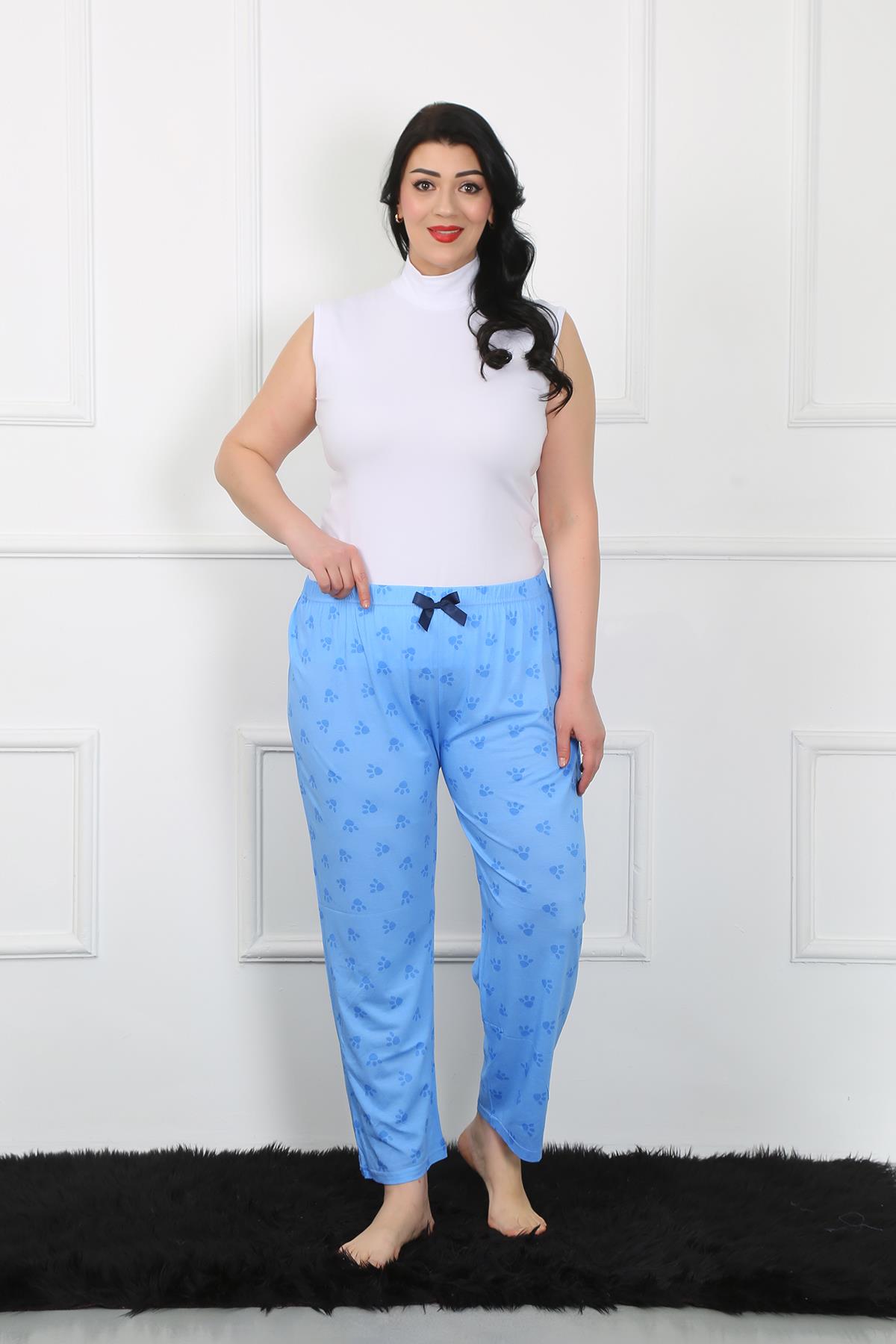 Akbeniz Kadın Büyük Beden Tek Alt Pijama 27506