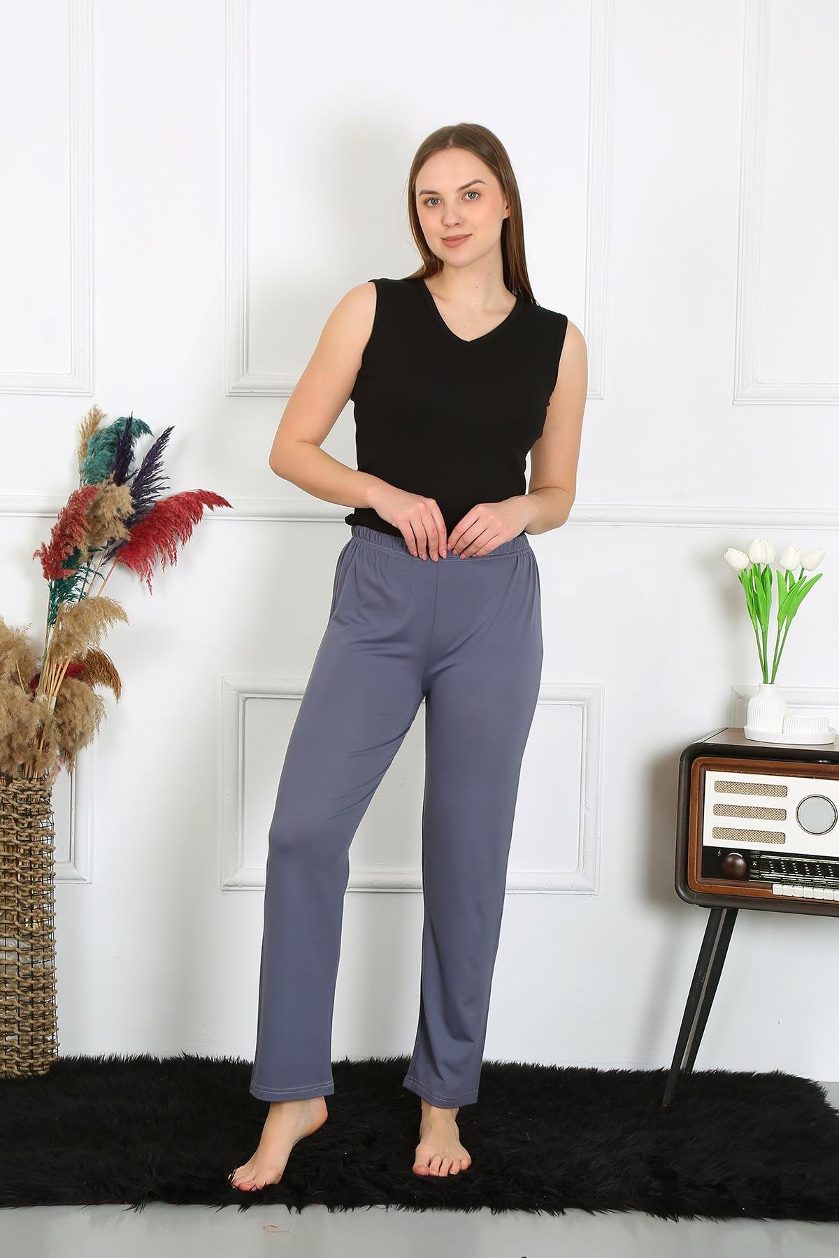 Akbeniz Kadın Pamuklu Tek Alt Pijama 27524