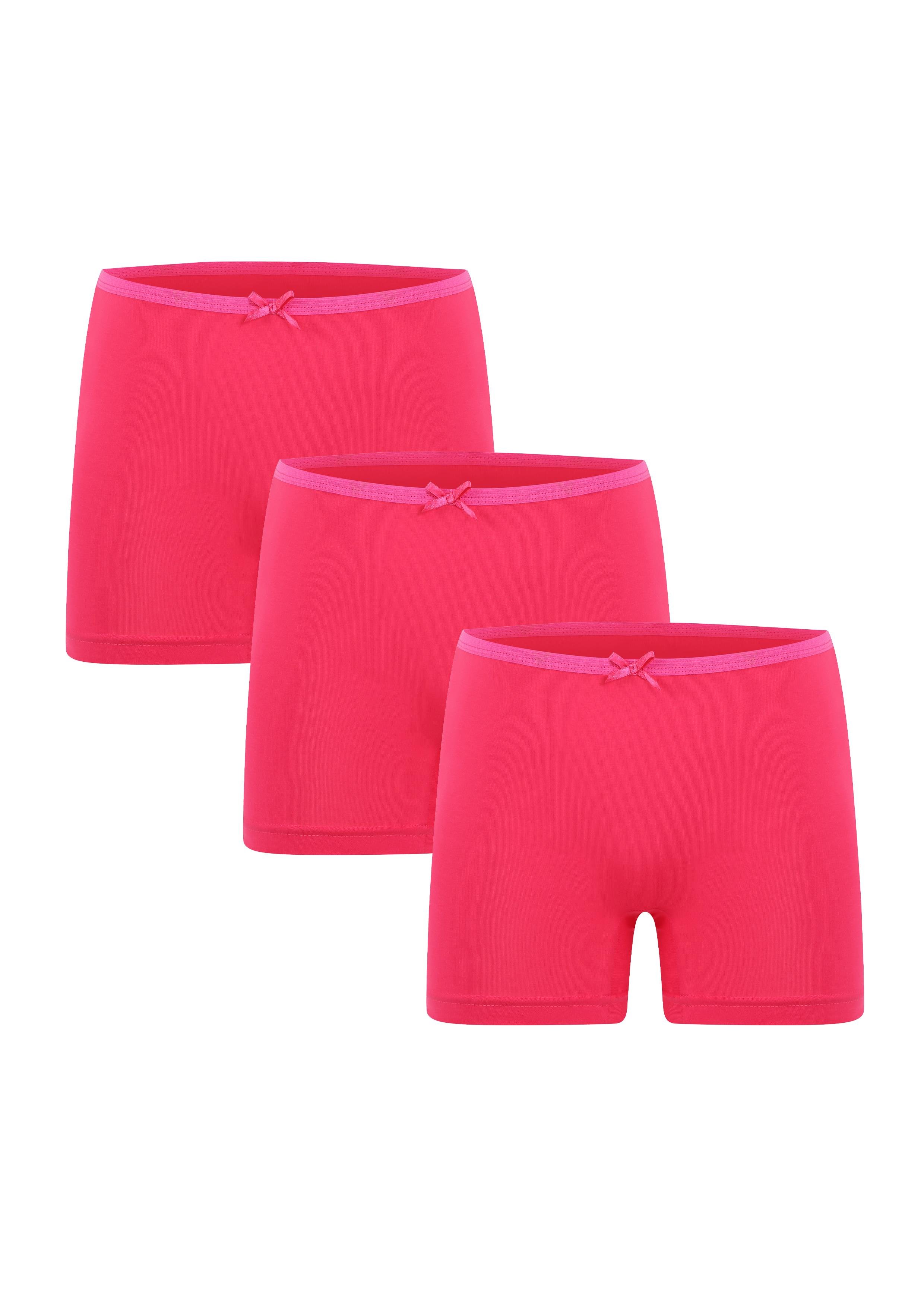 Akbeniz Kadın Penye 3lü Boxer Fuşya 40260