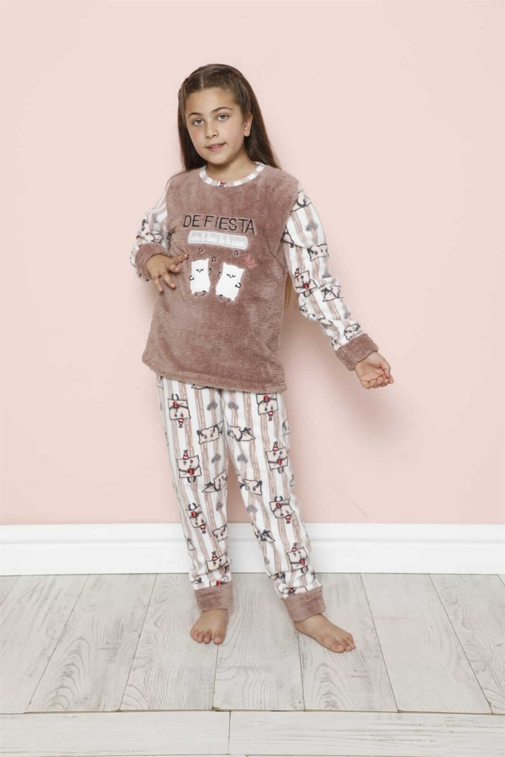 Akbeniz WelSoft Polar Çocuk Pijama Takımı 20243V