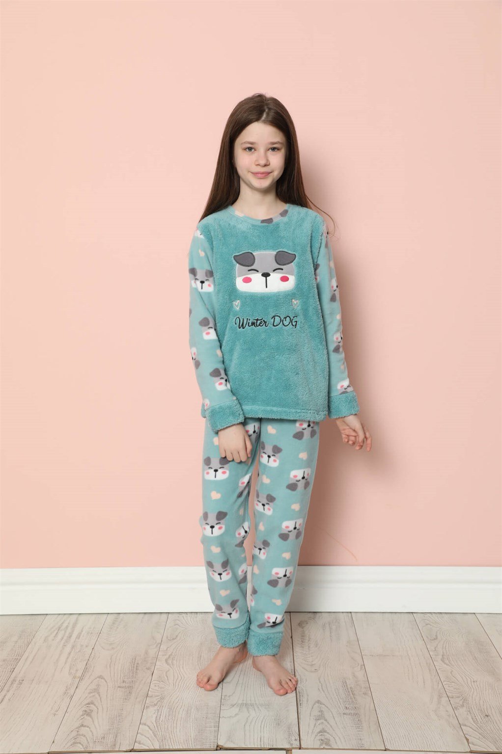 Akbeniz WelSoft Polar Çocuk Pijama Takımı 20205T