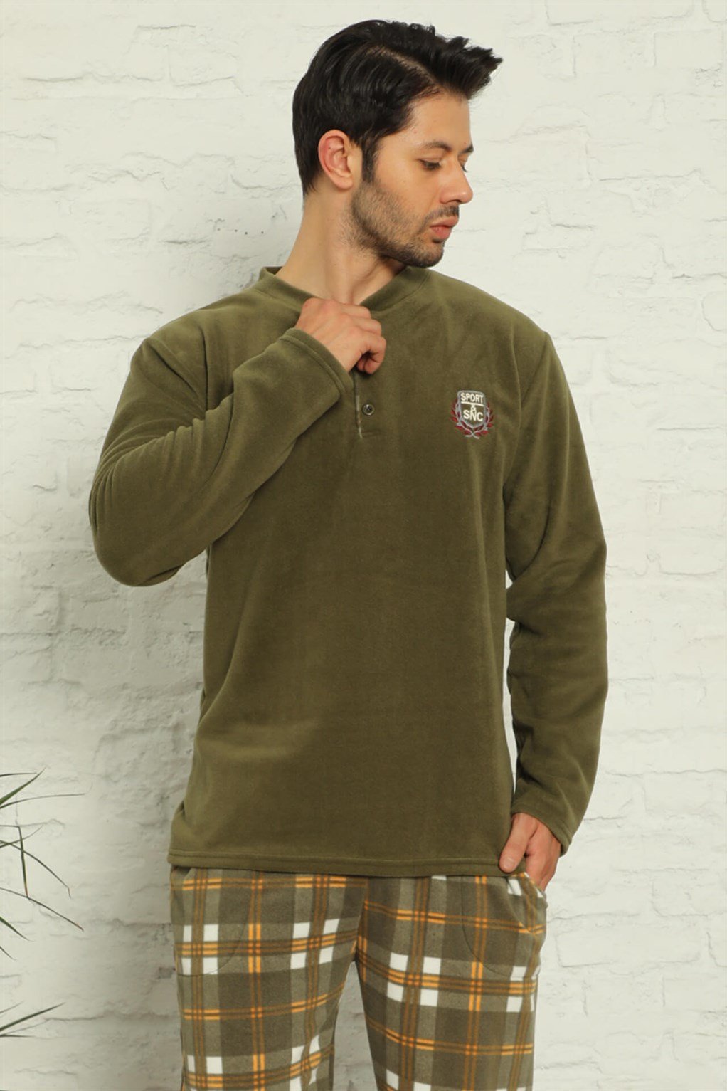 Akbeniz WelSoft Polar Erkek Pijama Takımı 6757