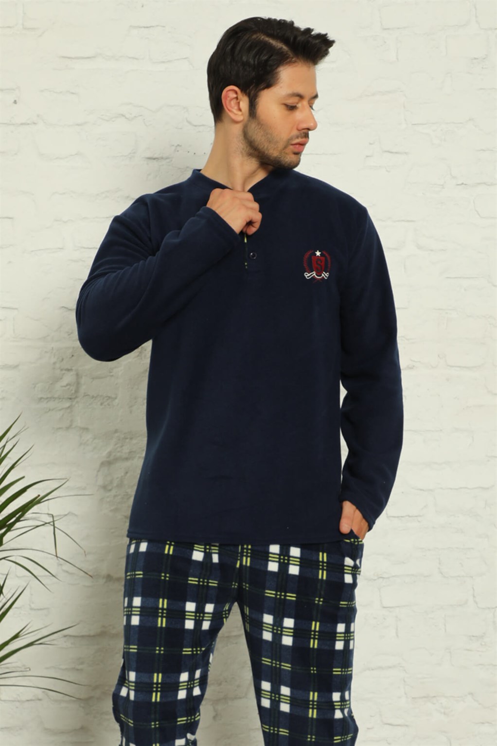 Akbeniz WelSoft Polar Erkek Pijama Takımı 6756