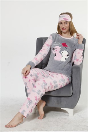 Akbeniz WellSoft Kadın Pijama Takımı 8031
