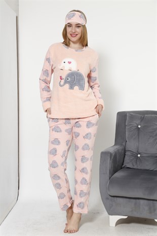 Akbeniz WellSoft Kadın Pijama Takımı 8031