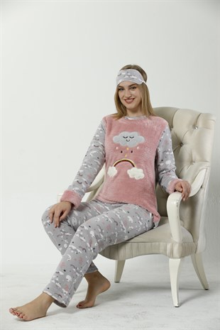 Akbeniz WellSoft Kadın Pijama Takımı 8056