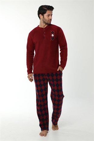 Akbeniz WelSoft Polar Erkek Pijama Takımı 6718